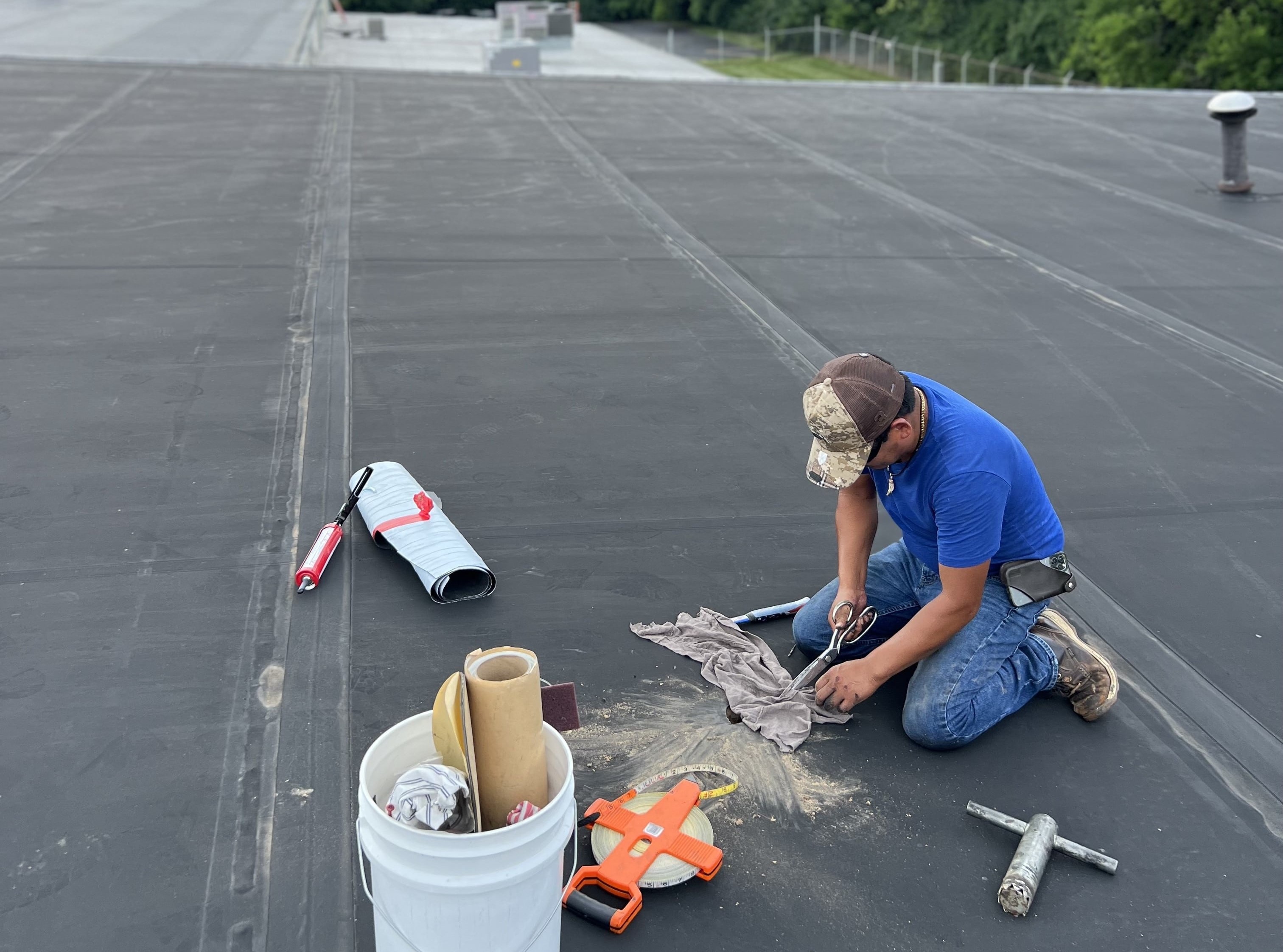 Commercial roof maintenance planning